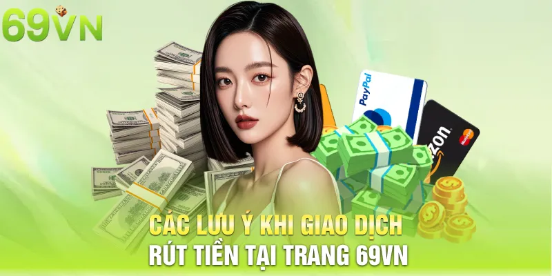 Các lưu ý khi giao dịch rút tiền tại trang 69vn 
