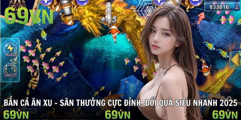 ban ca an bắn cá ăn xu